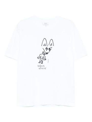 T-shirt à imprimé renard - Maison Kitsuné - Modalova
