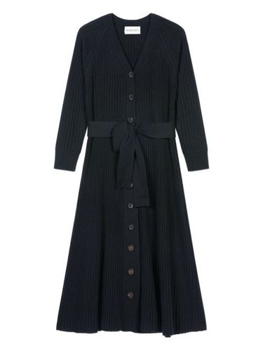 Robe côtelée à boutonnière - Eric Bompard - Modalova