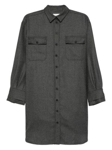 Robe-chemise courte à poches plaquées - Eric Bompard - Modalova