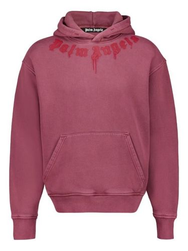 Hoodie à logo au col - Palm Angels - Modalova