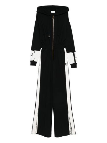 Combinaison rayée à capuche - Elisabetta Franchi - Modalova