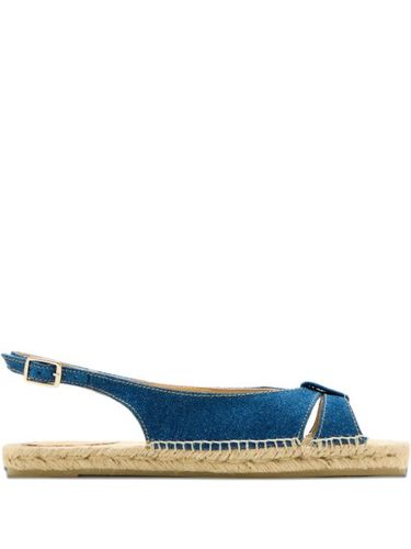 Espadrilles en jean à bride arrière - Castañer - Modalova