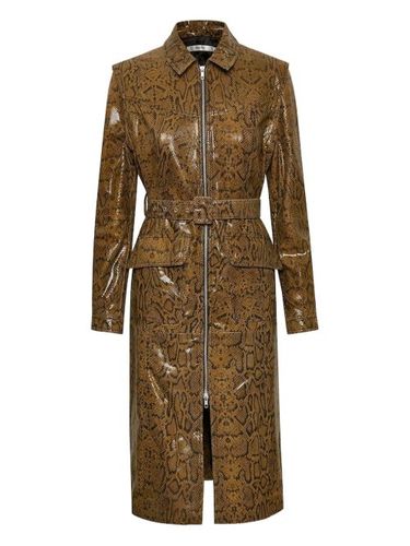 Robe mi-longue Colette à imprimé peau de serpent - Gestuz - Modalova