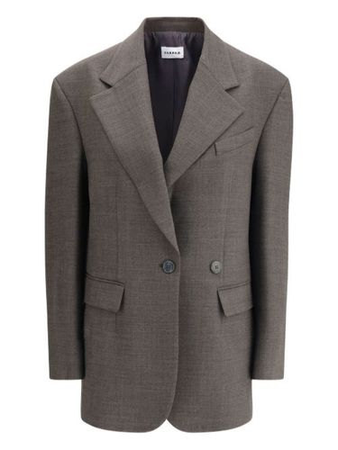 Blazer boutonné à revers crantés - P.A.R.O.S.H. - Modalova