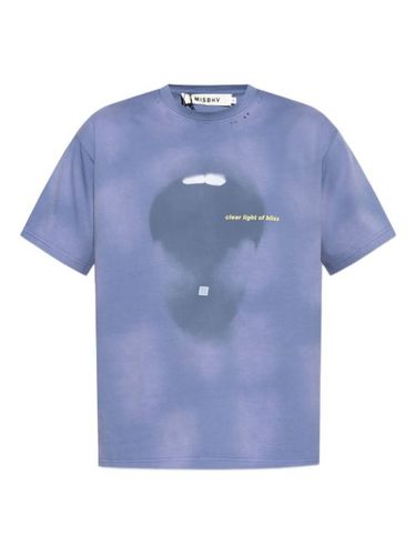 MISBHV t-shirt à effet usé - Bleu - MISBHV - Modalova