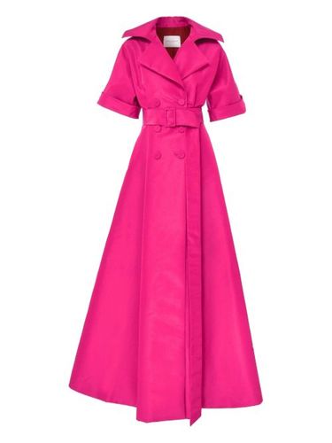Robe longue ceinturée à manches courtes - Carolina Herrera - Modalova