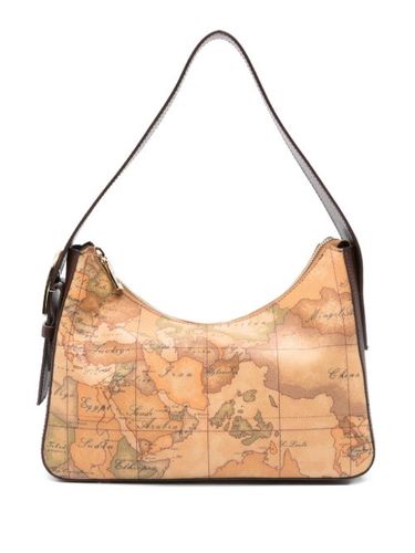 Sac porté épaule en cuir à imprimé graphique - ALVIERO MARTINI 1° CLASSE - Modalova