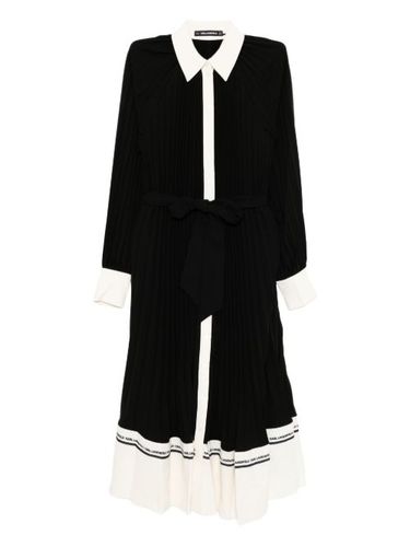 Robe plissée à logo imprimé - Karl Lagerfeld - Modalova