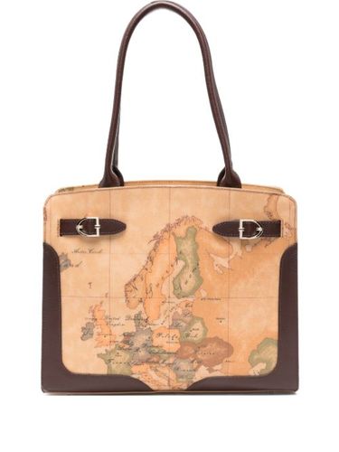 Sac cabas Valley Geo à imprimé carte - ALVIERO MARTINI 1° CLASSE - Modalova
