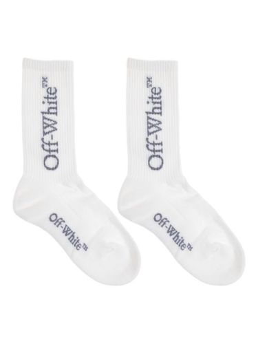 Chaussettes à logo strassé - Off-White - Modalova