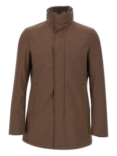 Herno parka à col montant - Marron - Herno - Modalova