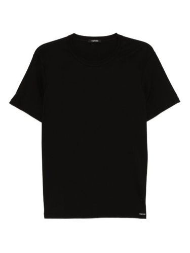 T-shirt en coton à logo appliqué - TOM FORD - Modalova