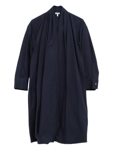 Robe drapée à fines rayures - LOEWE - Modalova