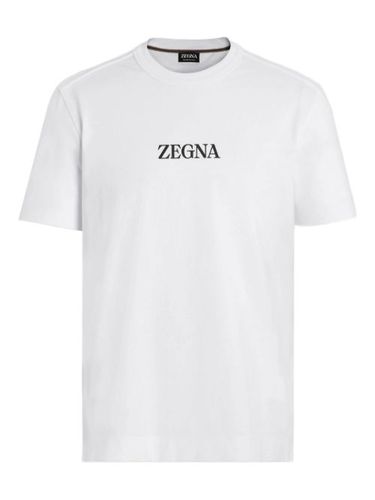 T-shirt à détail de logo - Zegna - Modalova