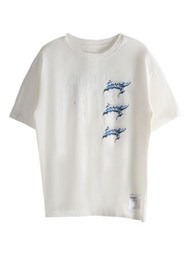 MothTech distressed print T-shirt - Satisfy - Modalova