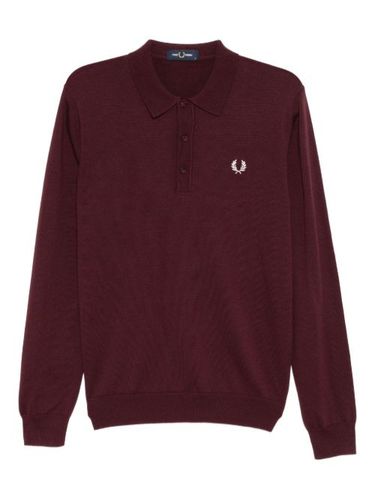 Polo à logo brodé - Fred Perry - Modalova