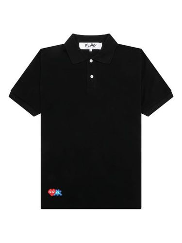 X Invader polo à motif cœur pixelisé - Comme Des Garçons Play - Modalova