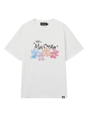 Mini Cream t-shirt en coton - Blanc - Mini Cream - Modalova