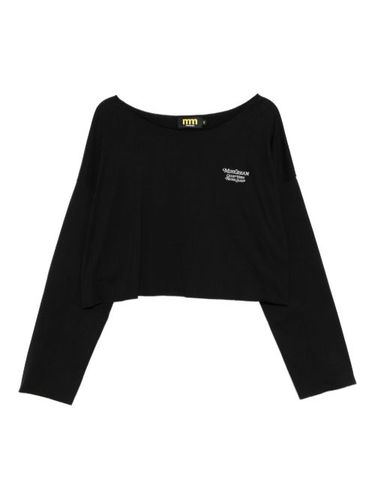 Ensemble t-shirt-pantalon à logo brodé - Mini Cream - Modalova