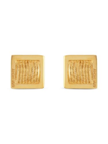 Puces d'oreilles à design carré (années 1980) - Givenchy Pre-Owned - Modalova