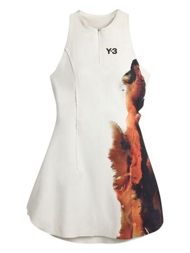 Robe courte à imprimé abstrait - Y-3 - Modalova