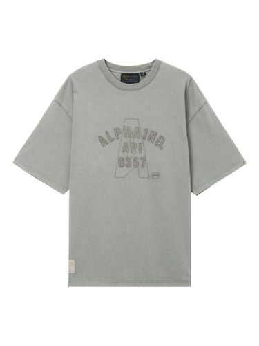 T-shirt en coton à logo brodé - Alpha Industries - Modalova