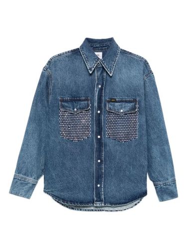 Chemise en jean à ornements strassés - LOIS JEANS - Modalova