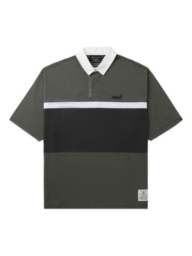 Polo rayé à logo poitrine brodé - Alpha Industries - Modalova