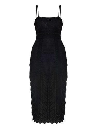 Robe mi-longue Celadine à empiècements en dentelle - LoveShackFancy - Modalova