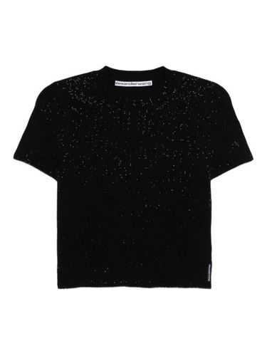 T-shirt à ornements en cristal - Alexander Wang - Modalova