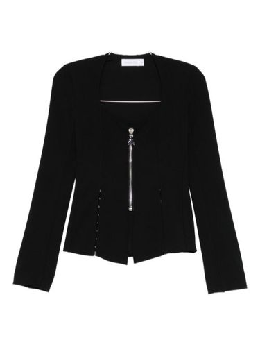 Blazer zippé à empiècements contrastants - Patrizia Pepe - Modalova