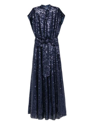 Robe ceinturée à sequins brodés - Kiton - Modalova