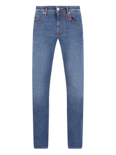 Jean à patch logo - Sartoria Tramarossa - Modalova