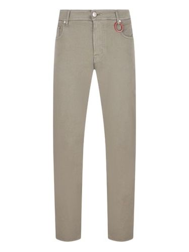 Jean droit à breloque métallique - Sartoria Tramarossa - Modalova