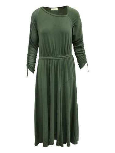 Robe mi-longue à manches froncées - Sportmax Vintage - Modalova