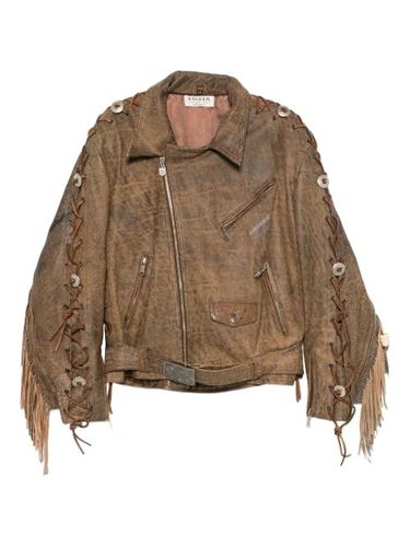 Blazer ajusté en cuir - A.N.G.E.L.O. Vintage Cult - Modalova