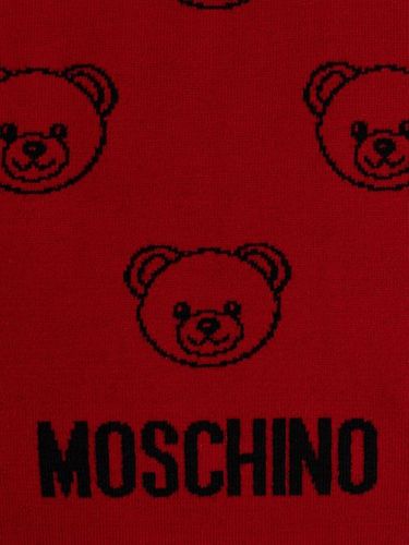 Écharpe à imprimé Teddy - Moschino - Modalova