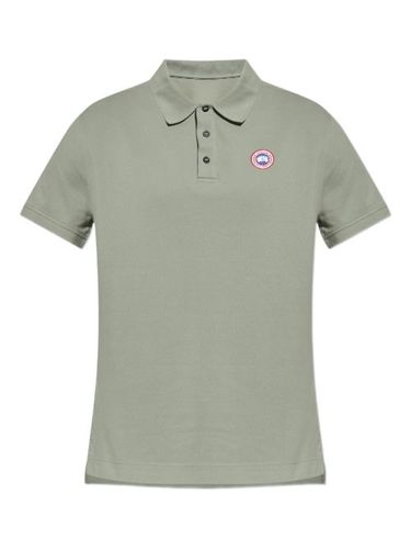 Polo à patch logo - Canada Goose - Modalova