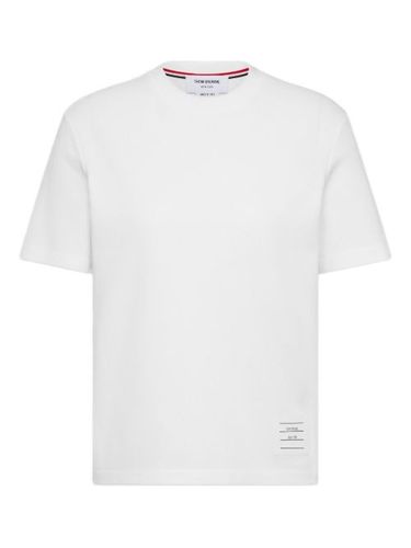 T-shirt à détail 4 bandes signature - Thom Browne - Modalova