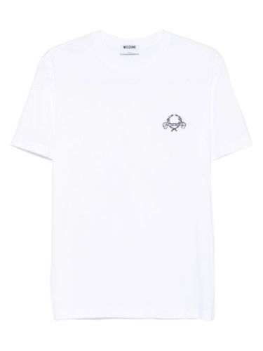 T-shirt à logo brodé - Moschino - Modalova