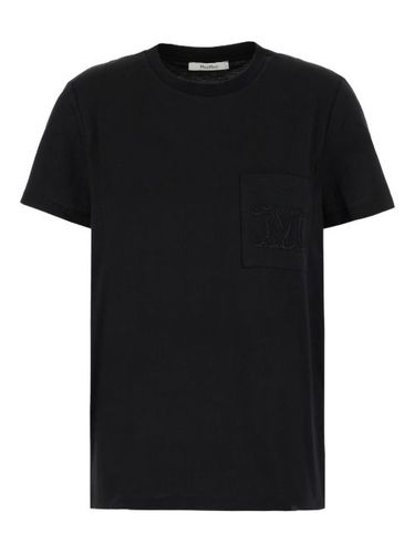 T-shirt en coton à logo brodé - Max Mara - Modalova