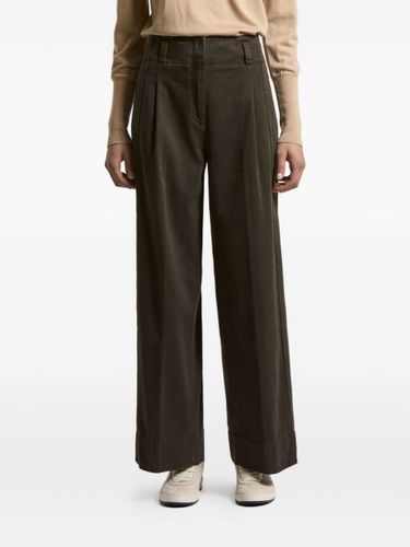 Pantalon à détails plissés - Peserico - Modalova