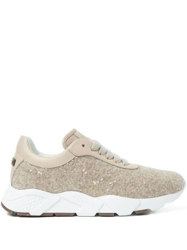 Baskets en cuir à sequins - Peserico - Modalova