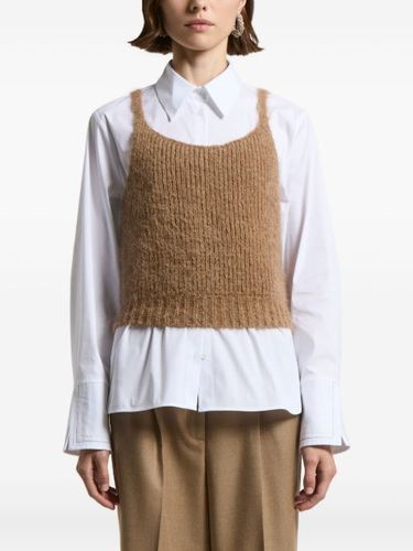 Haut sans manches à encolure carrée - Peserico - Modalova