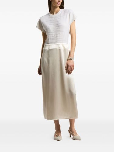 Robe en satin à coupe mi-longue - Peserico - Modalova