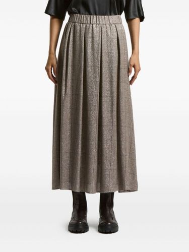 Jupe plissée à carreaux - Peserico - Modalova