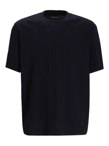 T-shirt en coton à col rond - Emporio Armani - Modalova