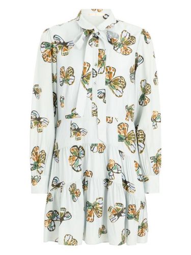 Robe volantée Ulanie à imprimé papillon - Marie Oliver - Modalova