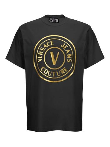 T-shirt à logo circulaire - Versace Jeans Couture - Modalova