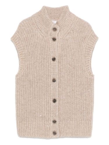 Débardeur en maille à col montant - Peserico - Modalova